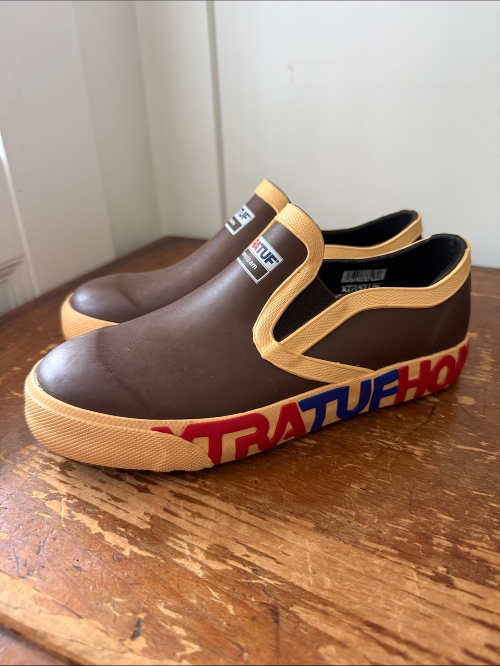 Tratufo Brown & Yellow Slip-On Shoe